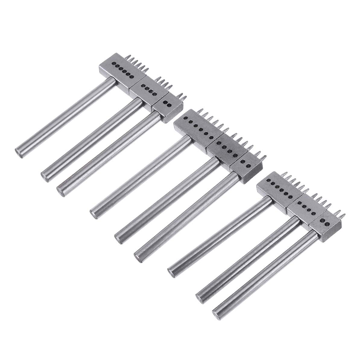 Juego de herramientas de 4/5/6 mm para manualidades de cuero, punzón de perforación, 4 mm