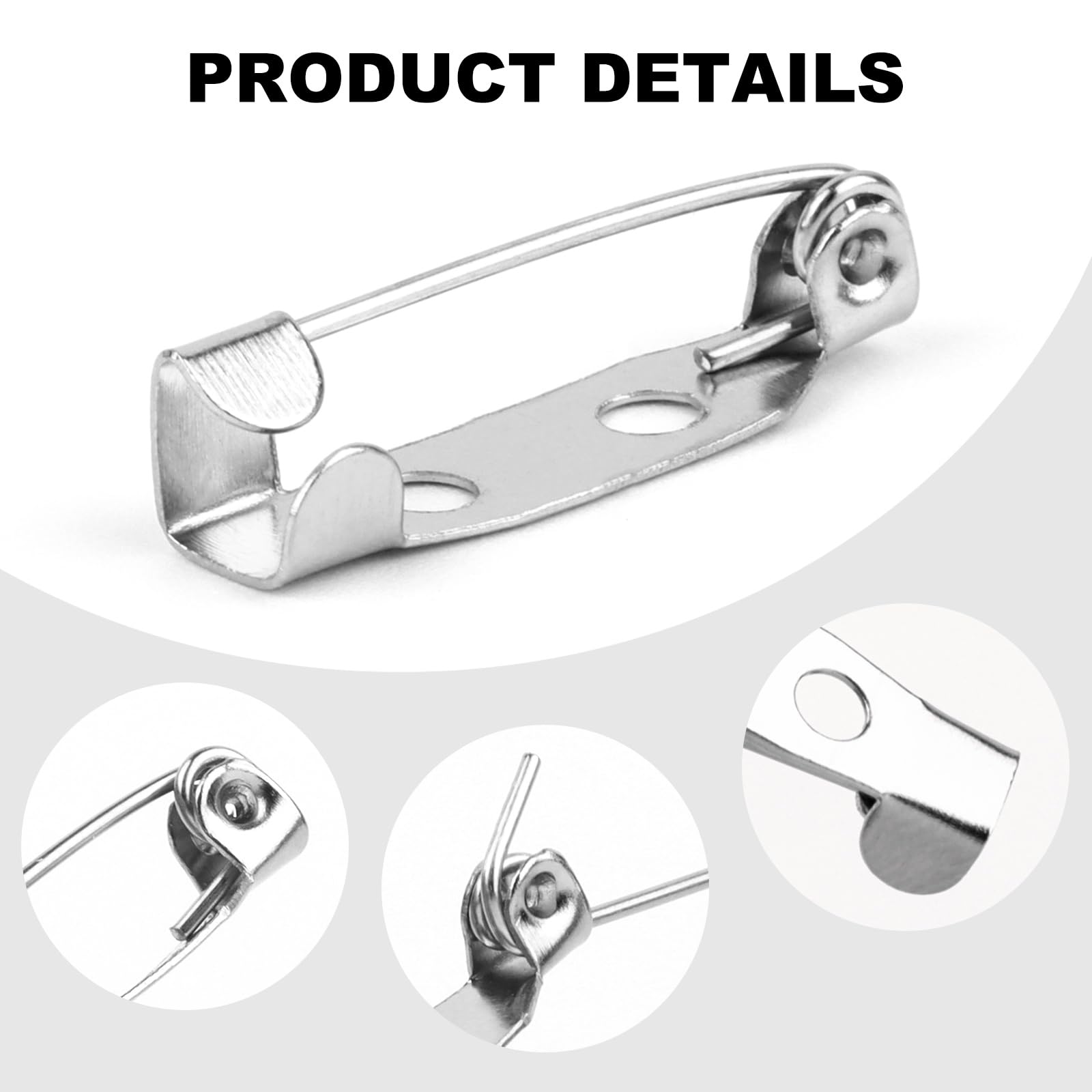 Lot De 120 Broches De Sécurité (pins) Dorées 15mm - Pour Bijoux DIY Et Artisanat