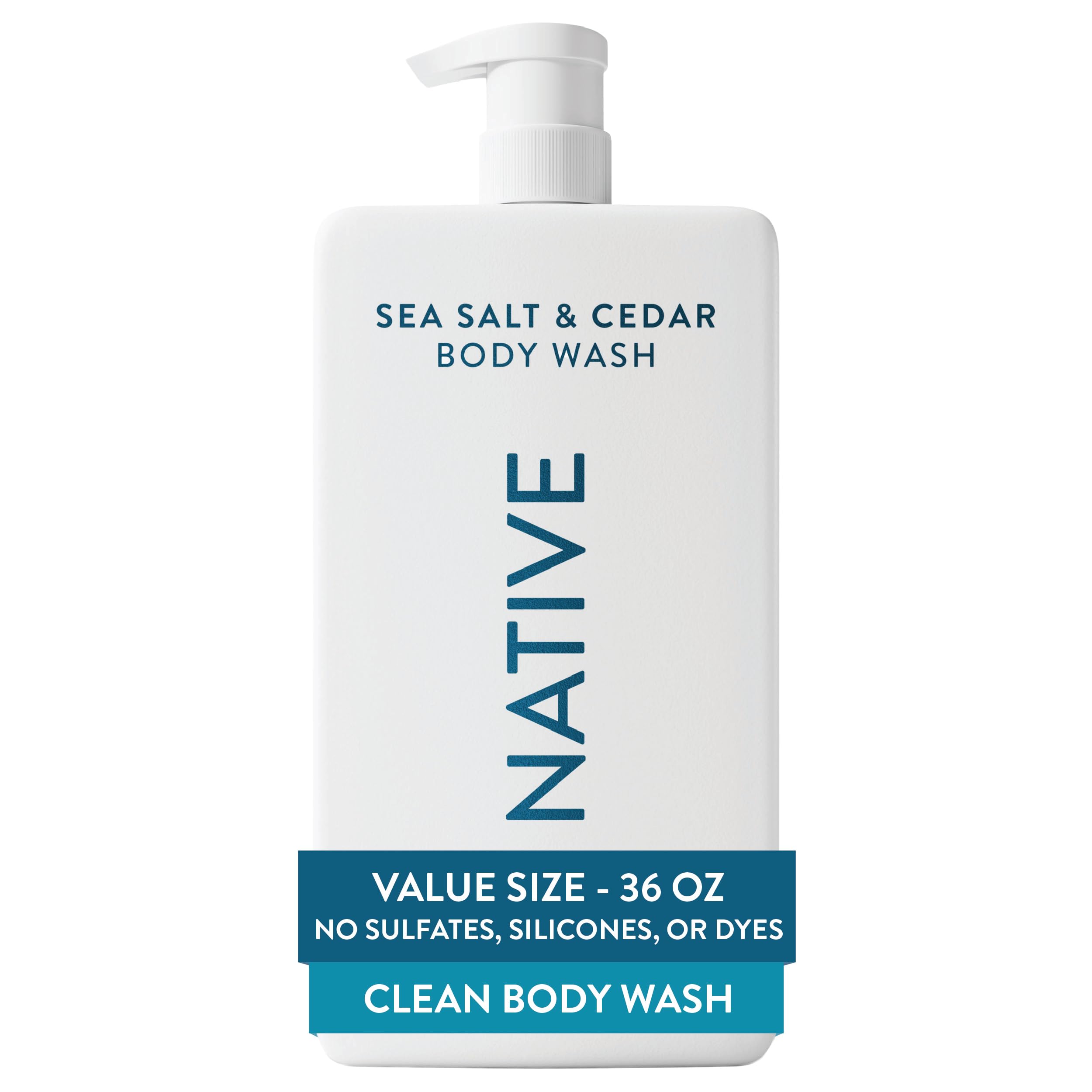 Native Sea Salt & Cedar Body Wash