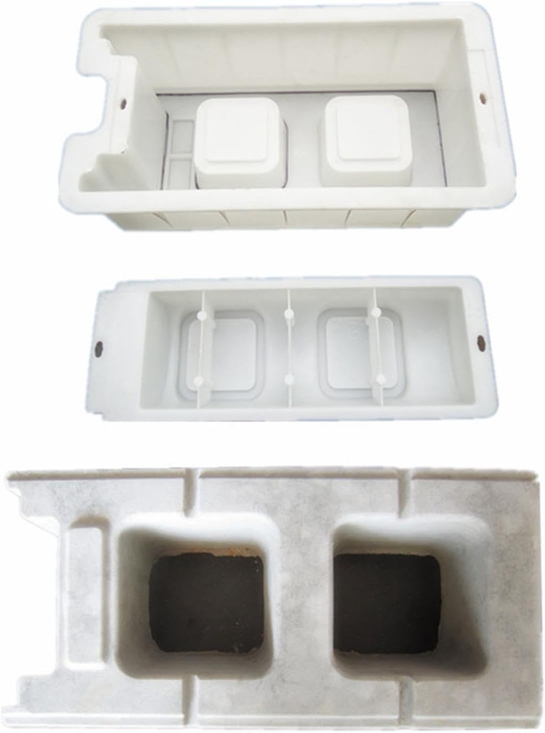 Concrete Model Well Maker, DIY Reusable, Outdoor Models, Concrete Block Brick Model Easy to Use for Courtyards