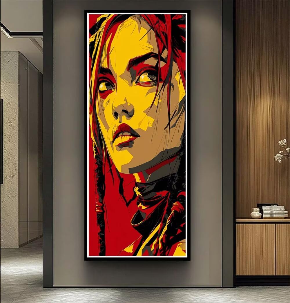 Diamond Painting Kit Completo Donna, 5D Diamond Painting Stile Etnico 90x180cm, Pittura Diamante per Adulti Grandi Dimensioni, Diamantini Crystal Art Quadri con Perline Decorazione per Casa -LR1444