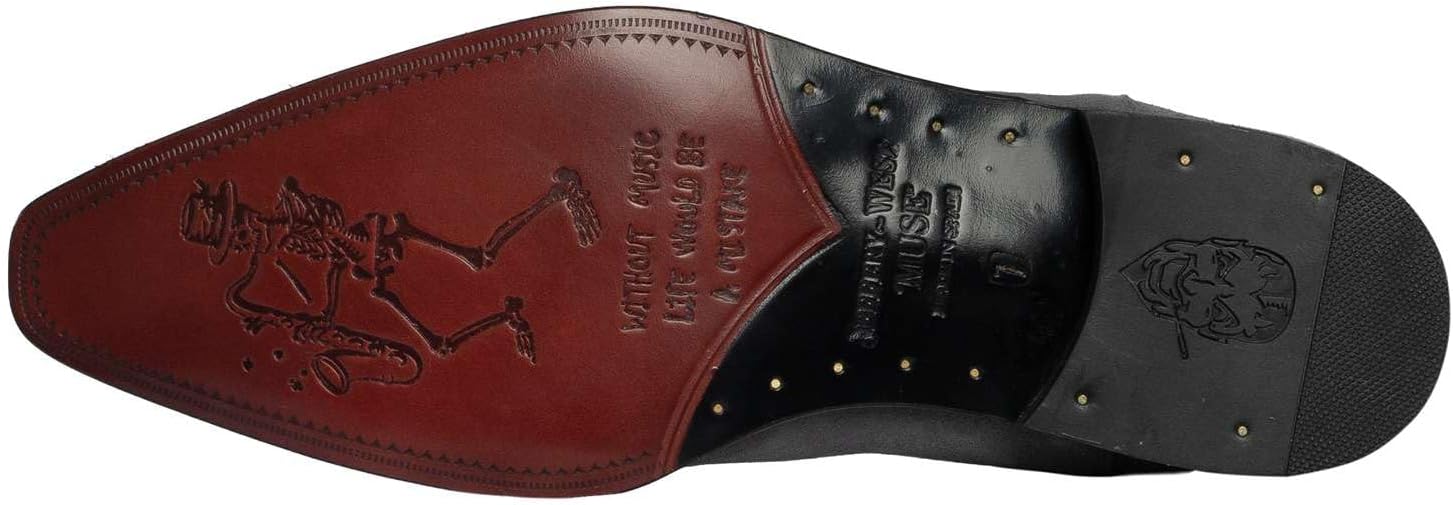 Jeffery West Men's Suede Chelsea Boots, Shark, 11 US