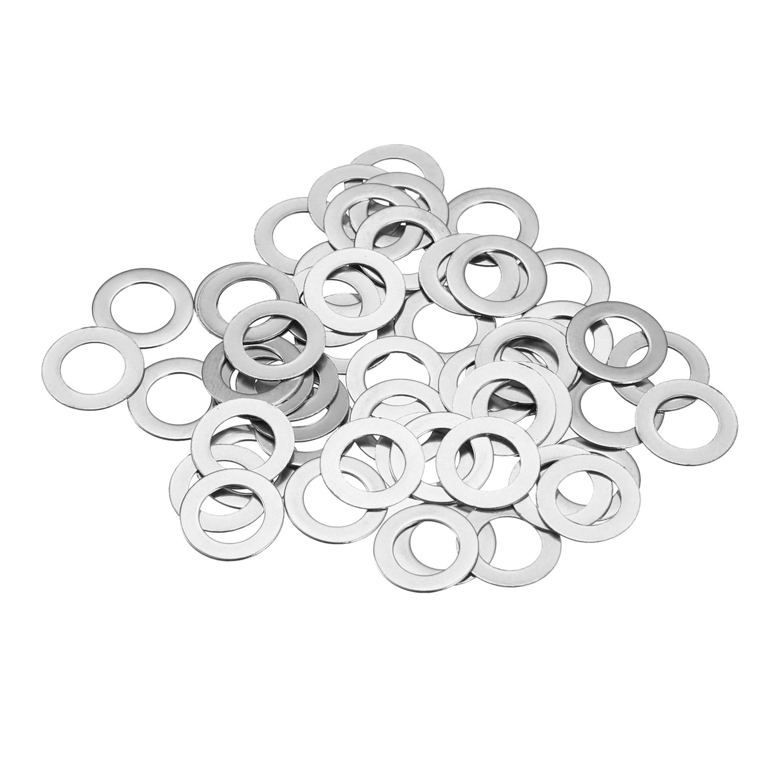 LYVQZPWLRcerraduras de cobre, 20-100 piezas M3 M5 M6 M8 M10 arandelas planas espaciadores planos ultrafinos(50pcs 10x16x0.5mm)