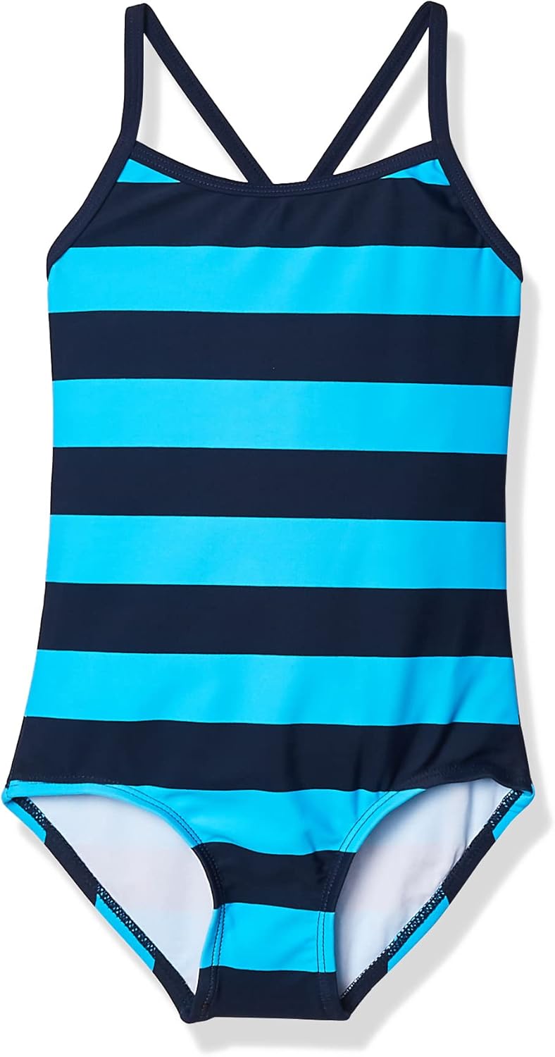 Kanu Surf Girls Layla Beach Sport Banded 1 Piece Swimsuit