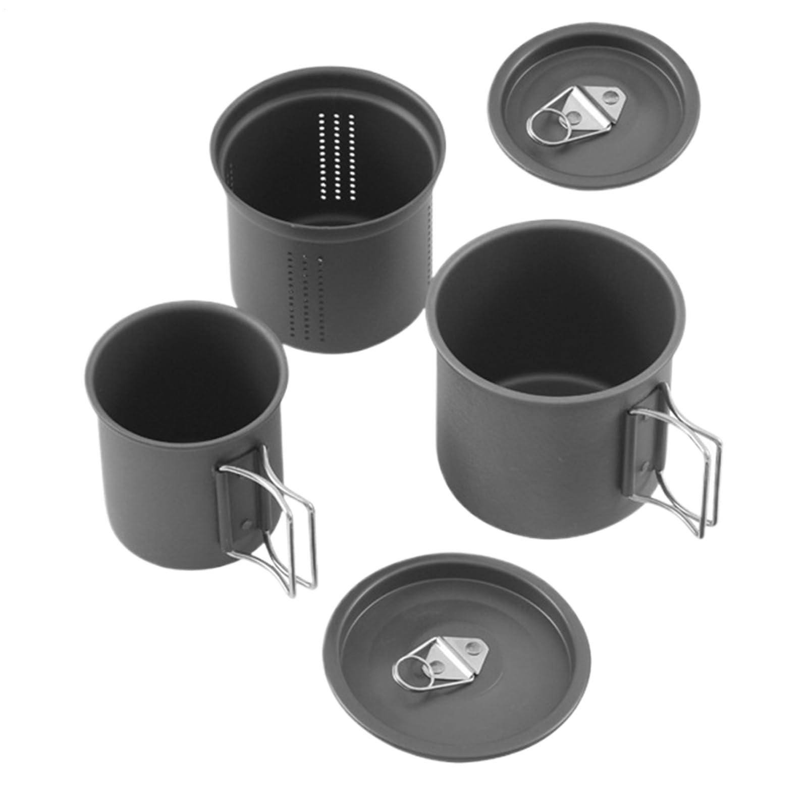 Gobelet de randonnée pliable lot de 3 tasses camping de camping plein air