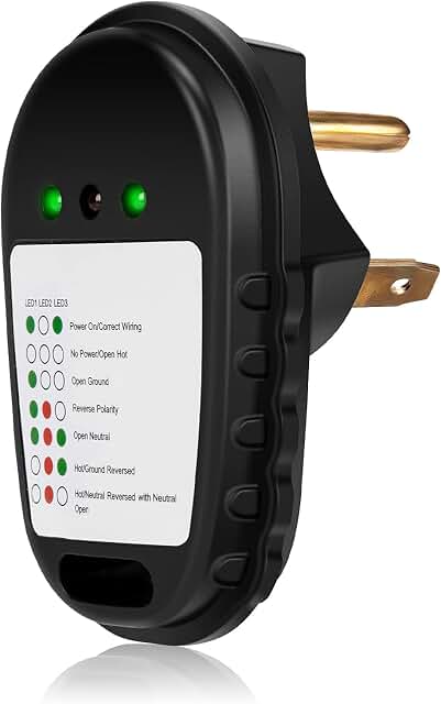 WELLUCK 30 Amp RV Circuit Analyzer