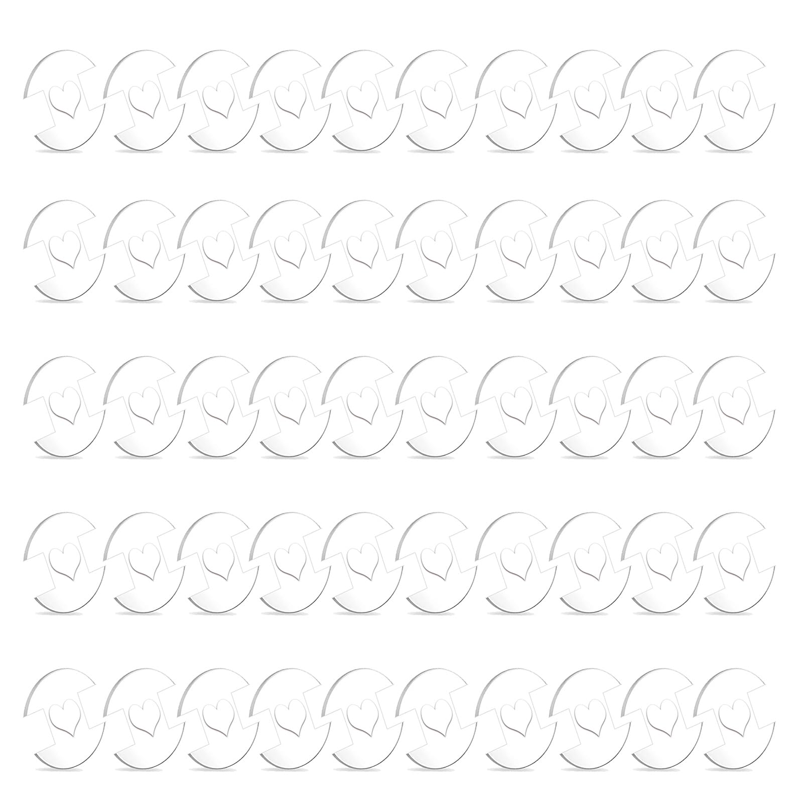 NEWFT 50Pcs Acrylic Buttons Hat Making Fasteners for Crafting Hat Making Round Buttons Fashionable