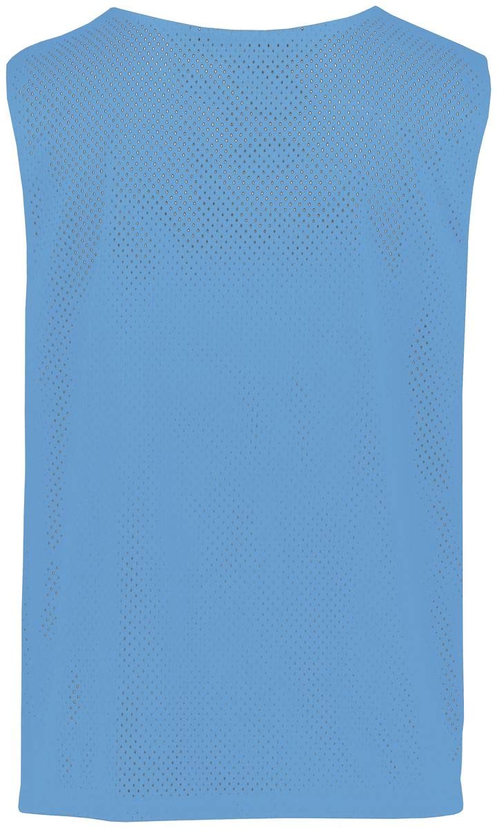 Augusta Sportswear Youth Mesh Reversible Pinnie Xs Columbia Blue/White