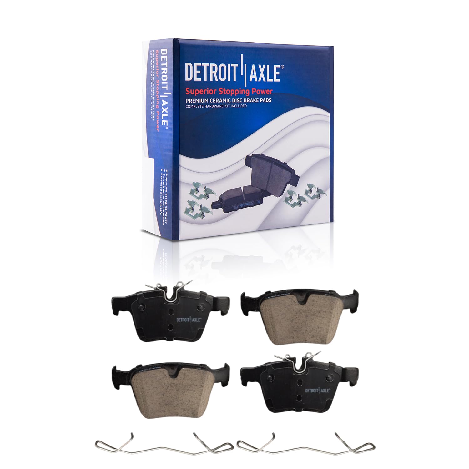 Detroit Axle - Rear Brake Pads for Volvo C40 S60 XC60 XC90, V60
