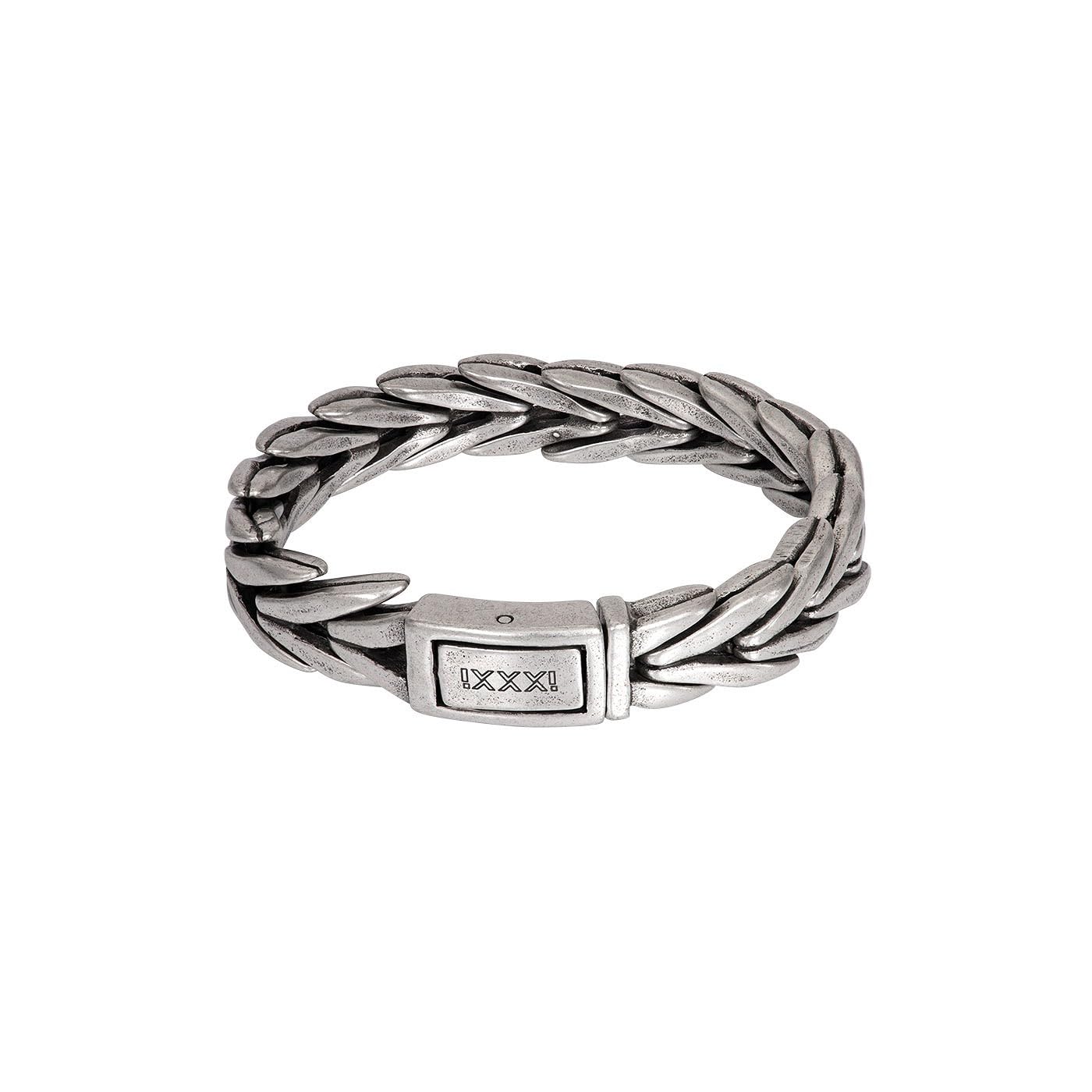 iXXXi Men's Sydney Stainless Steel Bracelet, 18cm, Stainless Steel, No Gemstone