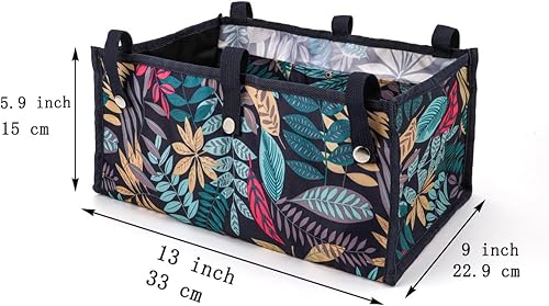 Miniatura 2 de Bolsa de andador debajo del asiento para rodillo de cuatro ruedas, bolsa con ruedas, organizador de almacenamiento para caminantes para senoirs,