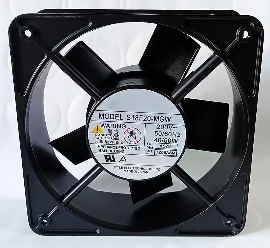 S18F20-MGW 200V 40/50W 180×180×65mm AC AXIAL Fan for S18F20-MGW Cooling Fan
