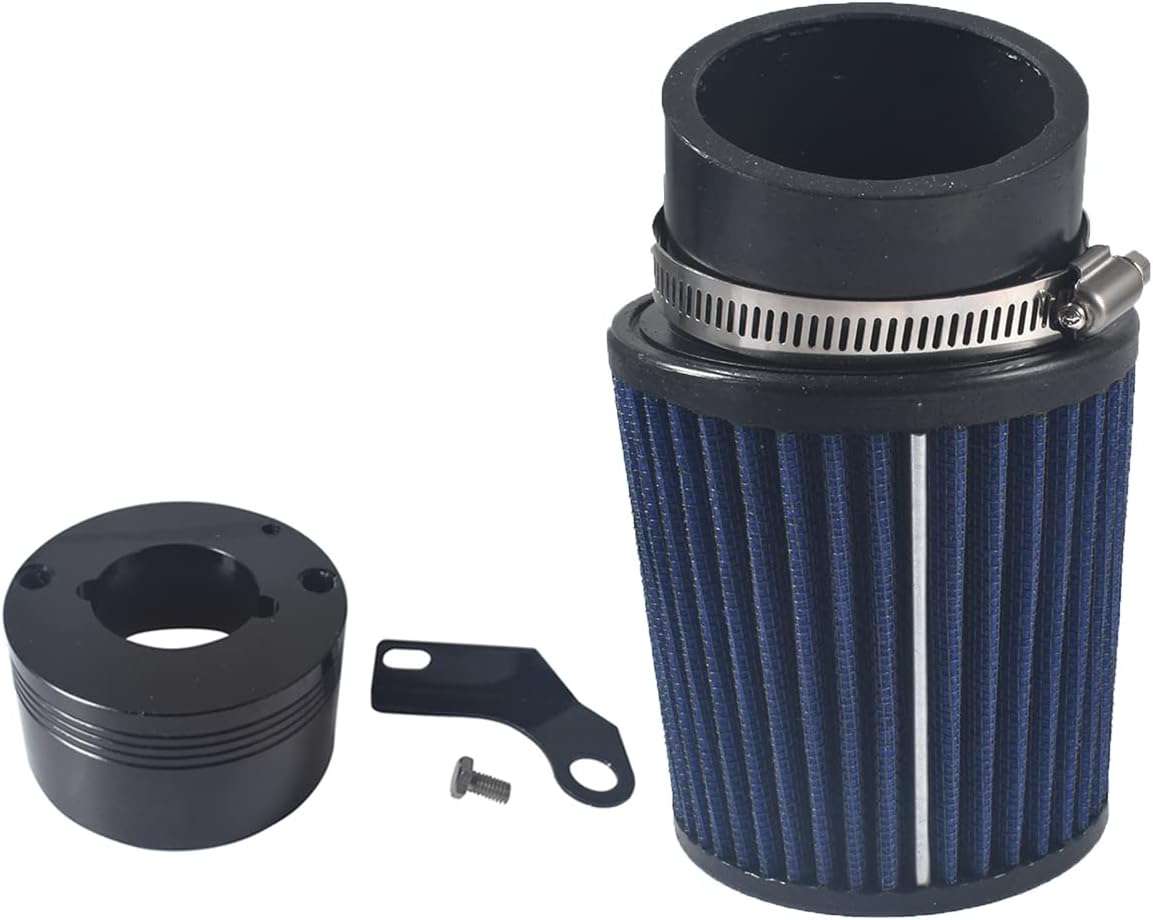 Red Air Filter Adapter For Predator 301cc 420cc Go Carts 11Hp 13Hp for Honda GX340 GX390 Clone Engine Go kart Mud Boats Racing Lawnmowers Minibike for GX270s 13/15hp Chinese OHVs