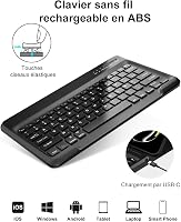 FOGARI Bluetooth Billentyűzet Honor MagicPad 2 WiFi Tablethez - Mágneses Vezeték Nélküli Védőtok 12,3 Hüvelykes Készülékhez, Fekete, AZERTY  3
