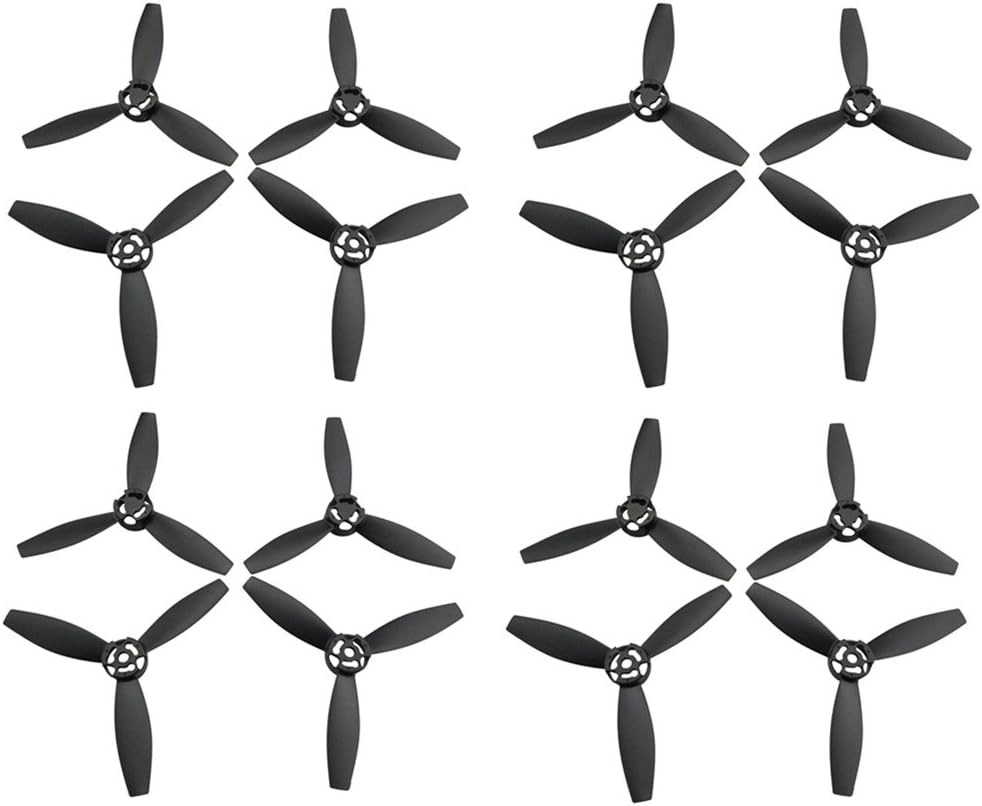 16PCS Propellers for Parrot Bebop 2 Accessories FPV Quadcopter Black Blade Spare Parts Drone