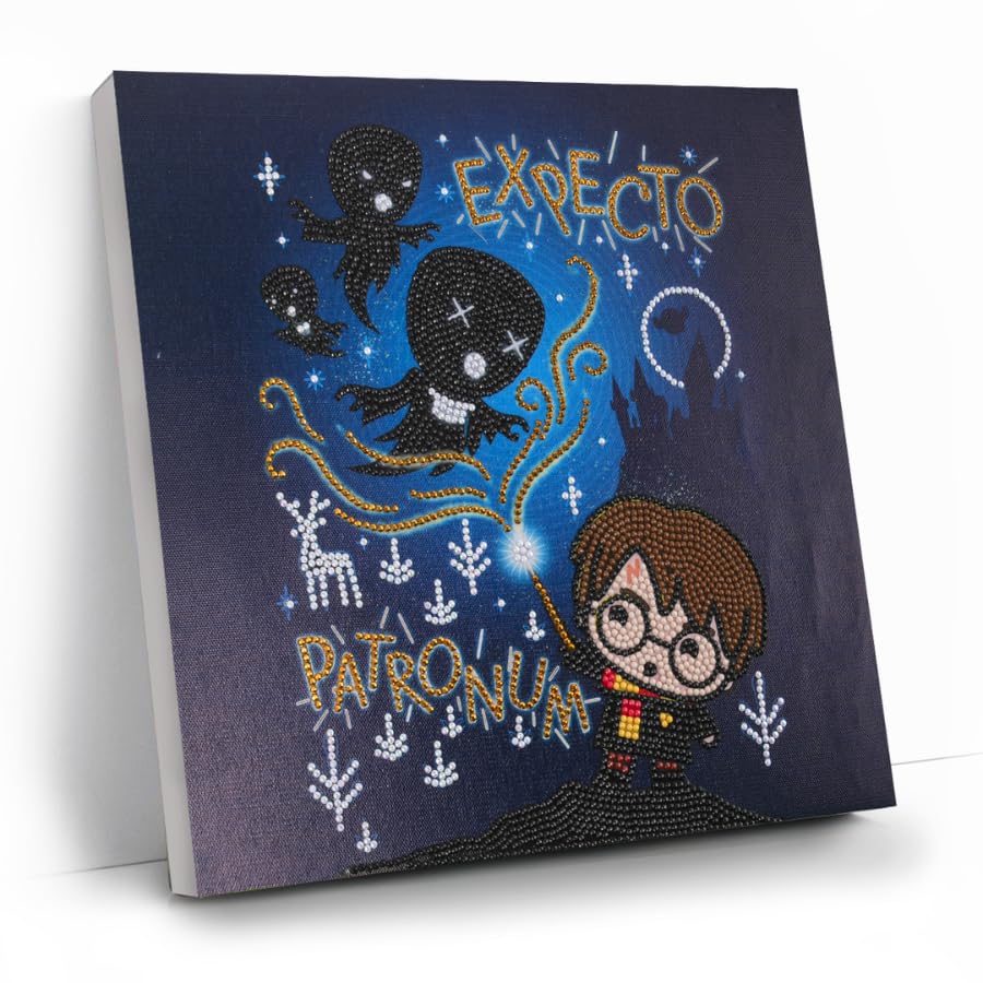 CRYSTAL ART Expect Petronum - Lienzo decorativo (30 x 30 m), diseño de Harry Potter