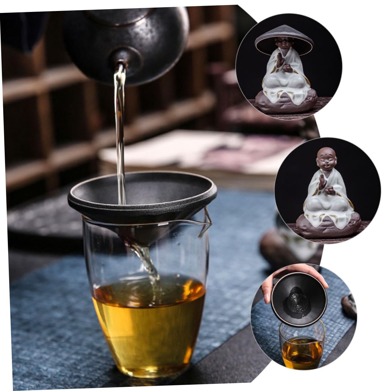 LABRIMP 1 Juego Infusor De Cerámico Mascota De Decoración De Mesa Filtro Para y Relax Diseño Clásico Para Del