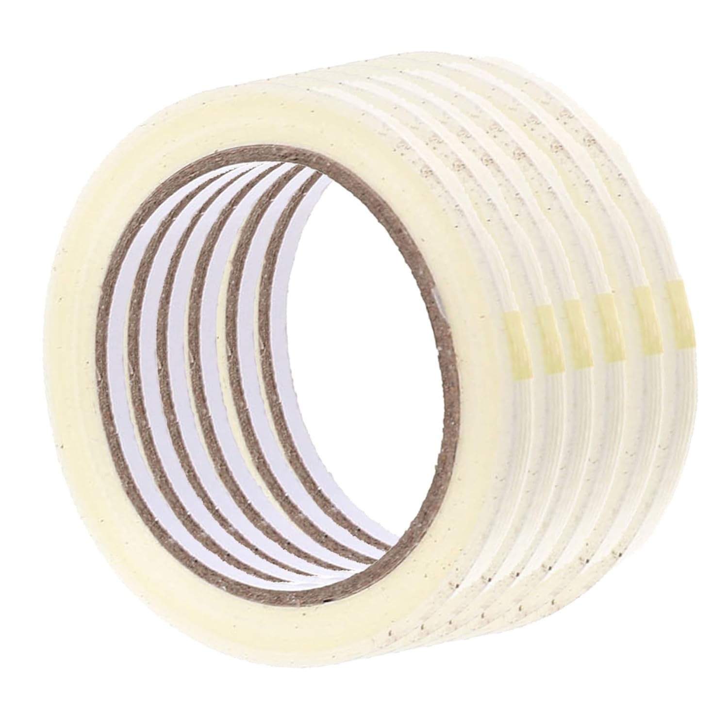 CALLARON Glass Fiber Filament Tape 6 Rolls, 1cm Wide, Strong Adhesion