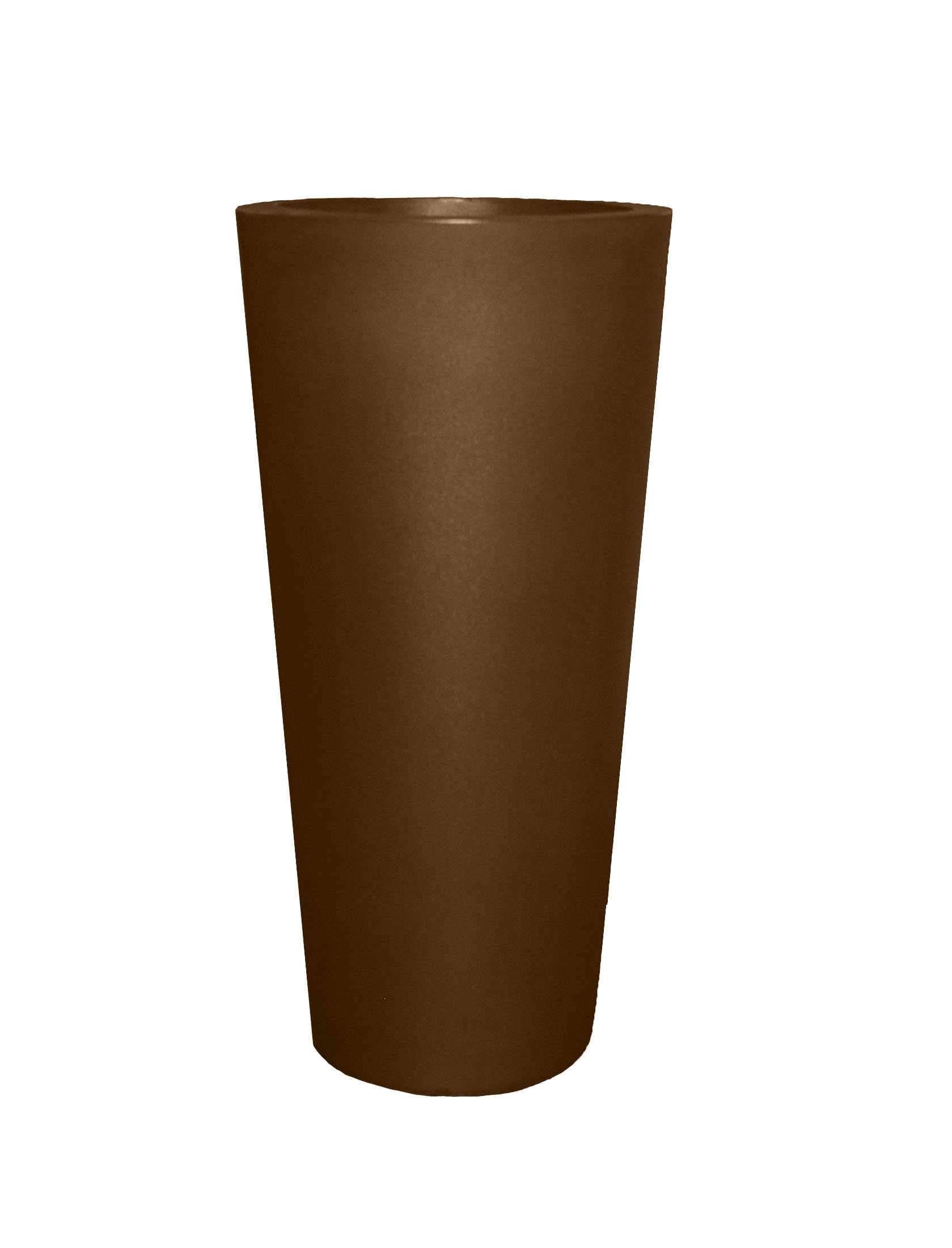 Tusco Prodotti CTR26ES Cosmopolitan Rotondo Vaso da Giardino, 66 cm, Espresso