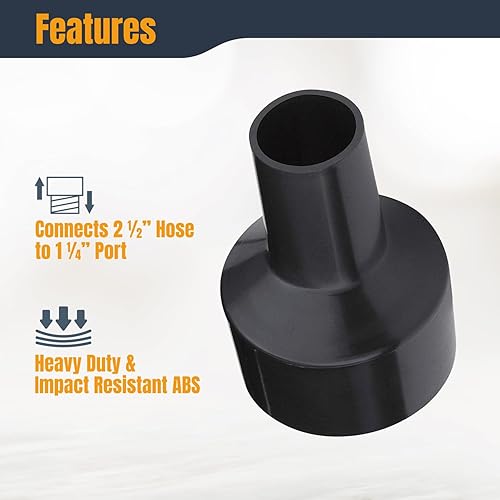 Miniatura 2 de POWERTEC 70140-P2 Reductor de manguera de 2-1/2" a 1-1/4", paquete de 2