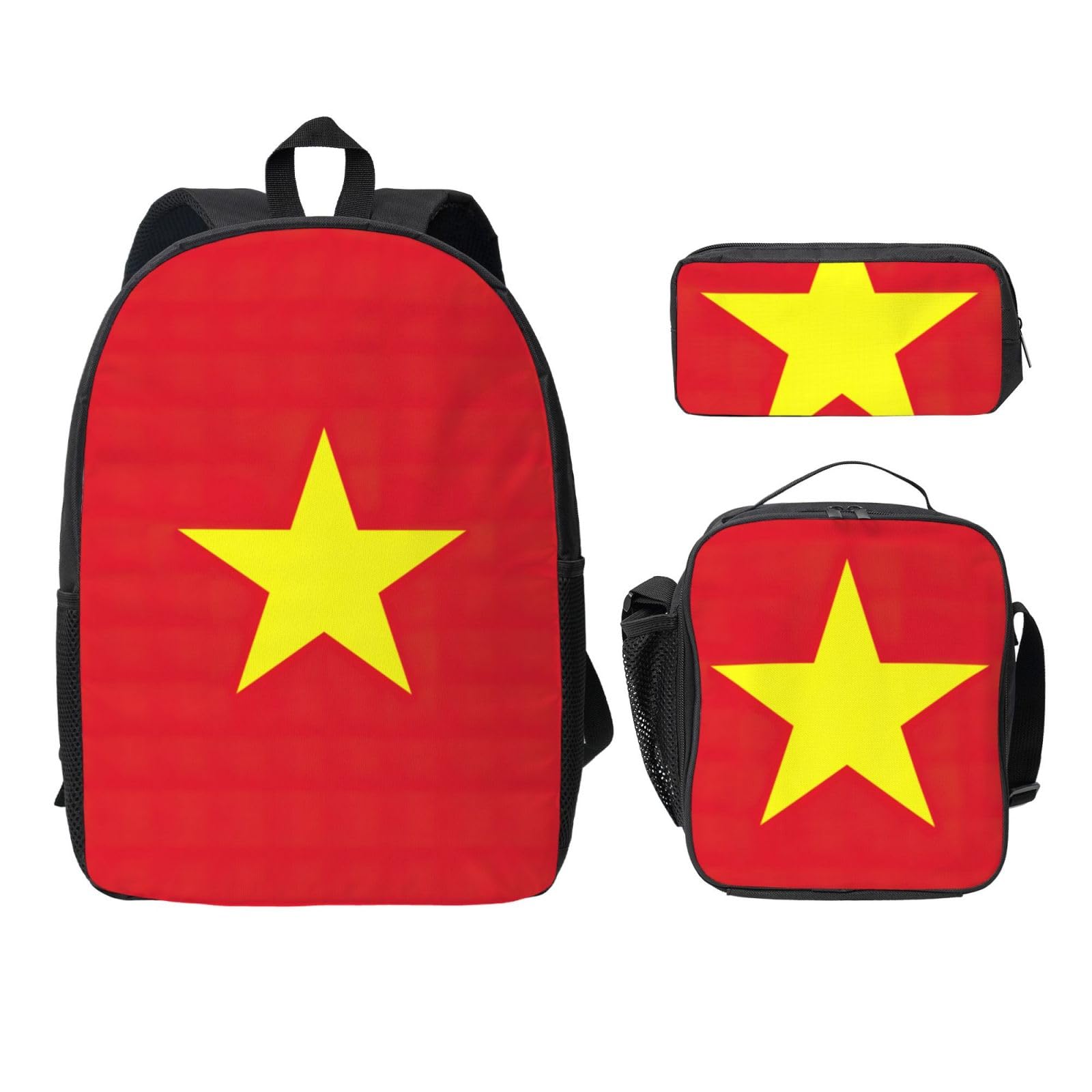 Sac à dos drapeau vietnamien EdWal finitions haut de gamme - 8