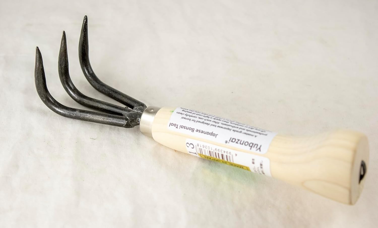 Yubonzai Japanese Yagimitsu Heavy Duty Carbon Steel Bonsai Root Hook Tool - 1 to 3 Prong (2 Prong)