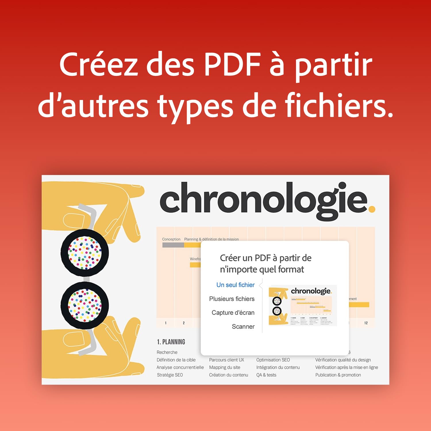 Adobe Acrobat Pro 1 An PC/Mac Téléchargement