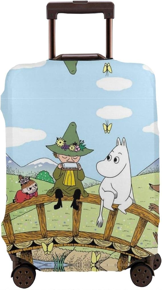 Amazon Co Jp ムーミン スーツケースカバー 伸縮素材 保護 防塵 洗える 旅行 キャリーカバー おしゃれ トランクカバー S M L Xl サイズ ラゲッジカバ ファッション