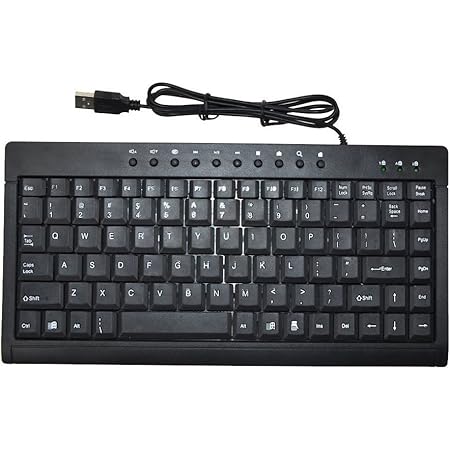 ULTRA SLIM USB MINI KEYBOARD COMPUTER PC LAPTOP US LAYOUT