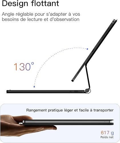 Inateck Coque Clavier iPad Air 11" M4 2026/M3/M2,Support Magnétique - 3