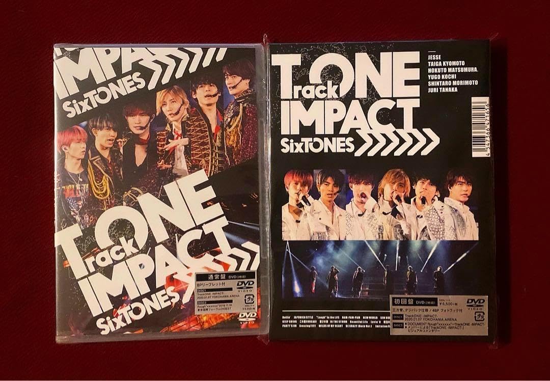 SixTONES/TrackONE-IMPACT- 初回盤 通常盤 2点セット SixTONES/TrackONE-IMPACT- 初回盤と通常盤のセット