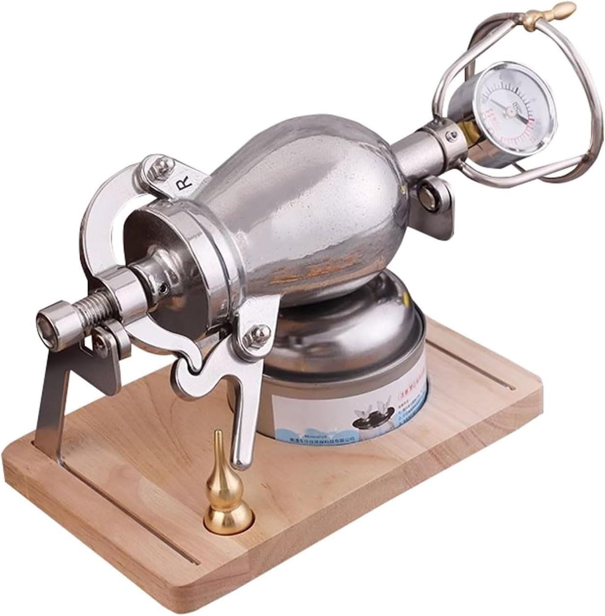 Popcorn Popcorn Ręczny Popcorn Ręczna Korba Wysokociśnieniowa Korba Popcorn Maker może zrobić soję kukurydzę tradycyjny chiński popcorn (100 ml)