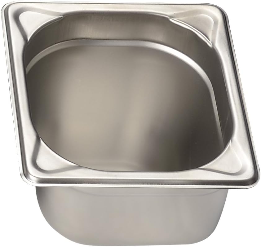 エムテートリマツ MTI EM8023020E Stainless Steel GN Pan, 2/3, 0.8 inches (20 mm)