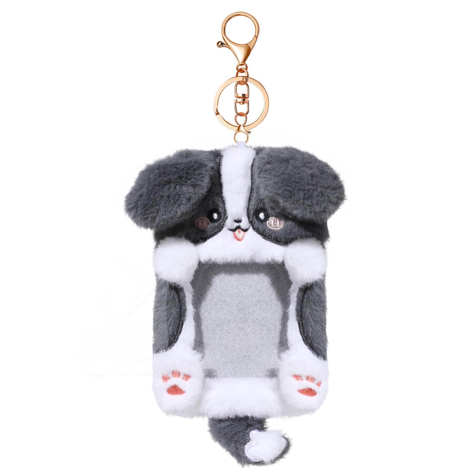 Amazon.com: NEWEST Puppy Plush Kpop Photocard Holder with Keychain