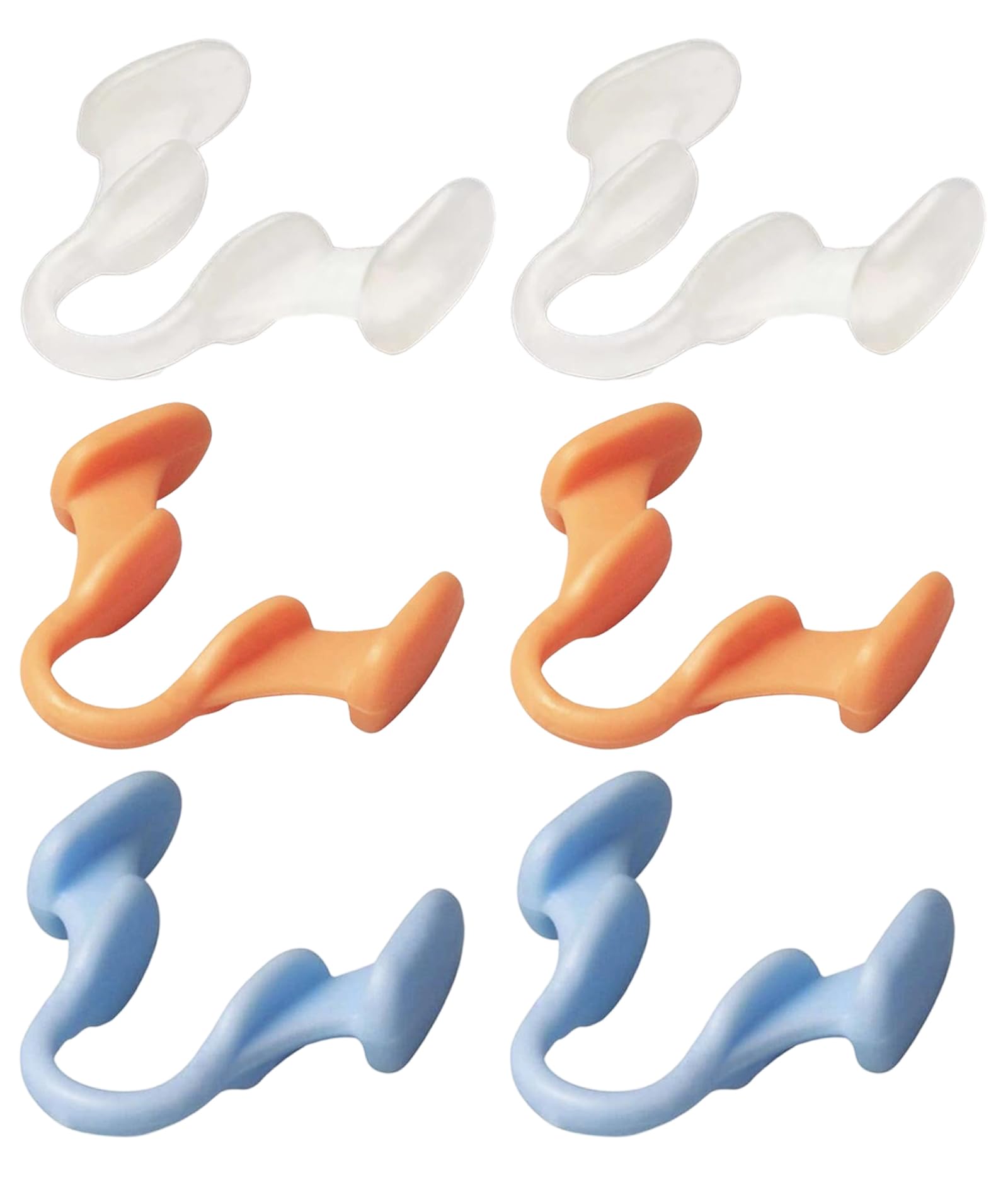 6 Pcs Anti Snoring Device - Nose Clip Snoring Stopper Anti Snore Reusable Device for a Peaceful Night's Sleep, Snore Free Nose Clip for Men & Women-image-11