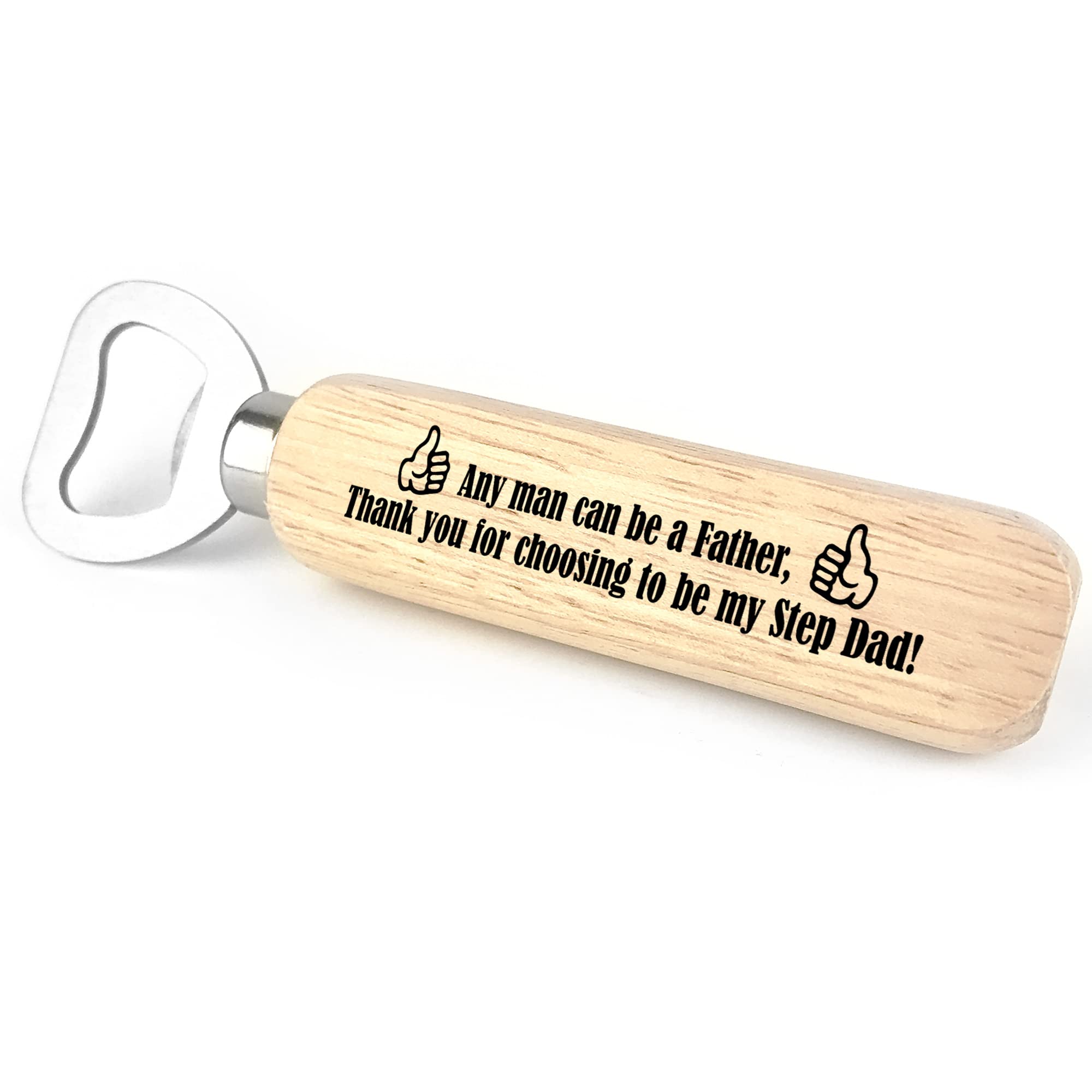 Step Dad Gift for Birthday Christmas Bottle Opener Novelty Gift for Him Thank You