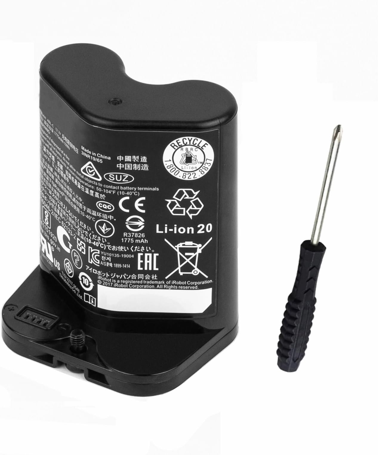 Replacement Battery ABL-C for iRobot Braava Jet m6 6110 Series M611020 M612880 M612680 M614480 Ultimate Robot Mop 1775mAh