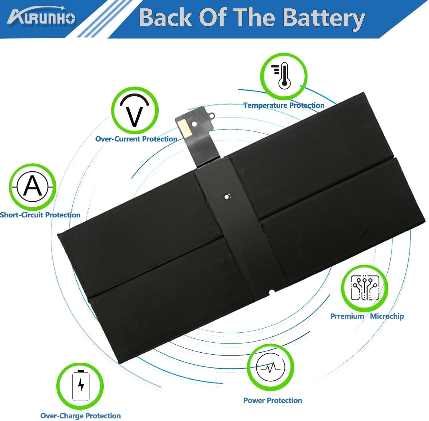 Amazon.com: AURUNHO G3HTA074H DYNH03 Laptop Battery Replacement