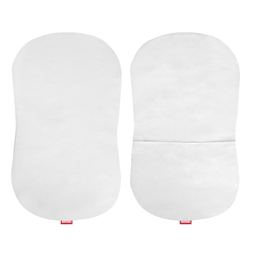 Miniatura 6 de Sábanas bajeras de franela para moisés, 100% franela de algodón, compatibles con Halo Bassinest giratorio, sábana bajera ajustable de reloj de