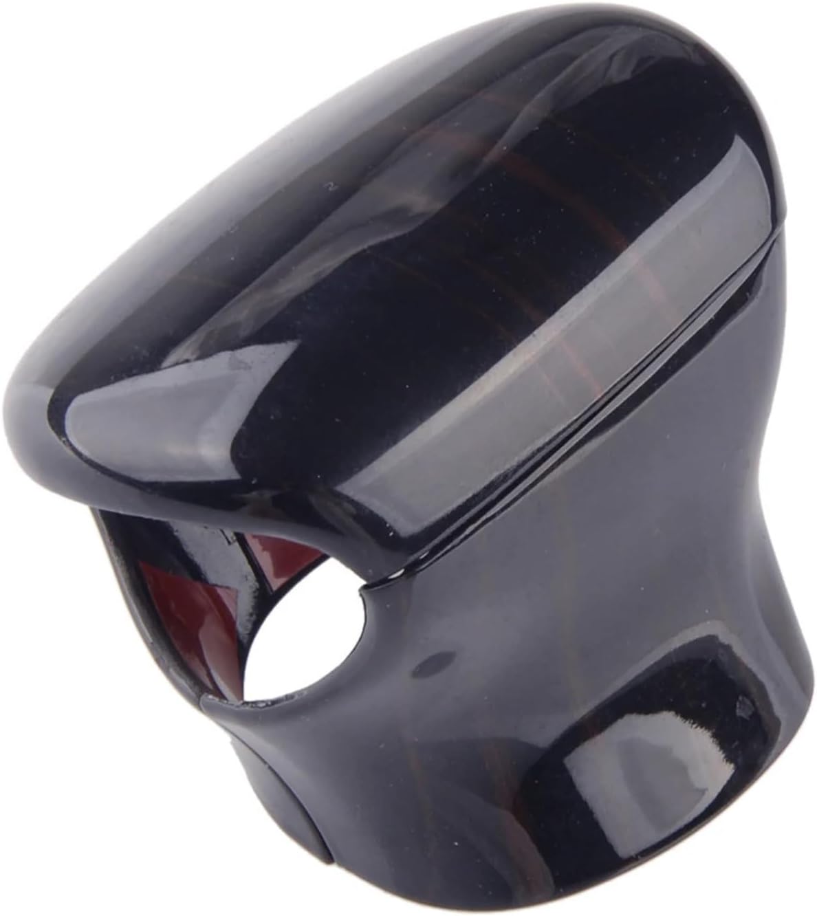Auto Gear Shift Knob Cover Trim Fit for Lexus ES350 ES300h 2018 2019 2020 Black Wood Grain ABS