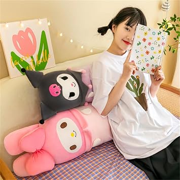 Plush Body Pillow, Cushion, Cute Toy, Daytime Pillow, Soft, Sleeping Pillow, Cartoon Doll, Christmas, Girls, Birthday Present, Birthday Toy, Gift, Plush Toy, Kids Party Supplies, Pink, 31.5