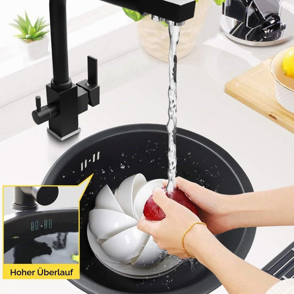304 Inless Steel Black Undermount Bar Sink - 30/35/42 cm, konstrukcja z pojedynczą miską, nowoczesna oszczędzająca miejsce kuchnia i bar Solut, idealny do eleganckich wnętrz
