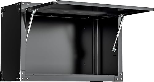 Miniatura 11 de Pataku Gabinete de almacenamiento de metal con puertas y estantes de ajuste, armarios de garaje de 36 pulgadas con cerradura para el hogar, oficina,