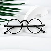 Vista 35 de BLUELESS Vintage Round Reading Glasses Professor Readers (Brown Tortoise, +0.50)