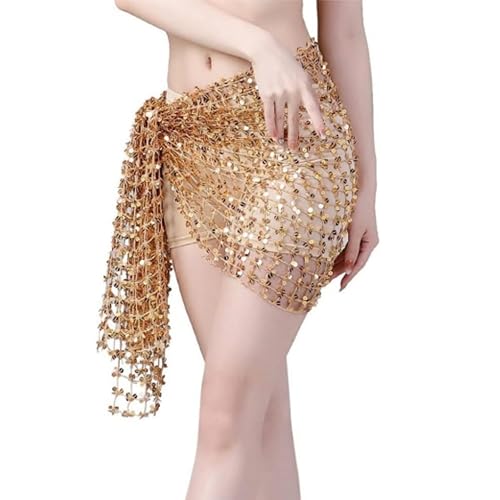 Gold mesh skirt