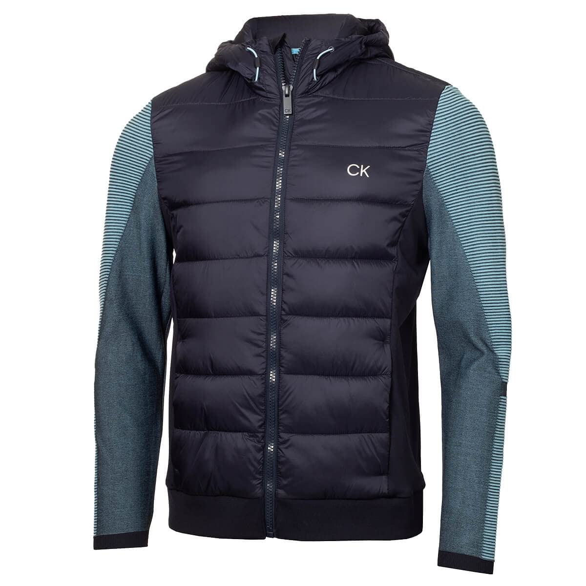 Calvin Klein Men's Navy Dynamo Hooded Golf Jacket - M