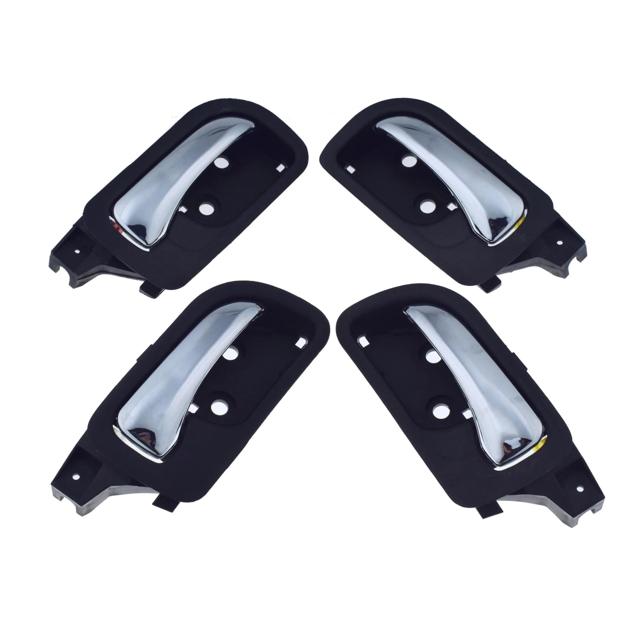 POQWERIQ Front Rear Left Right Car Inside Door Handle for Accord 2.4L 3.0L 2003 2004 2005 2006 2007