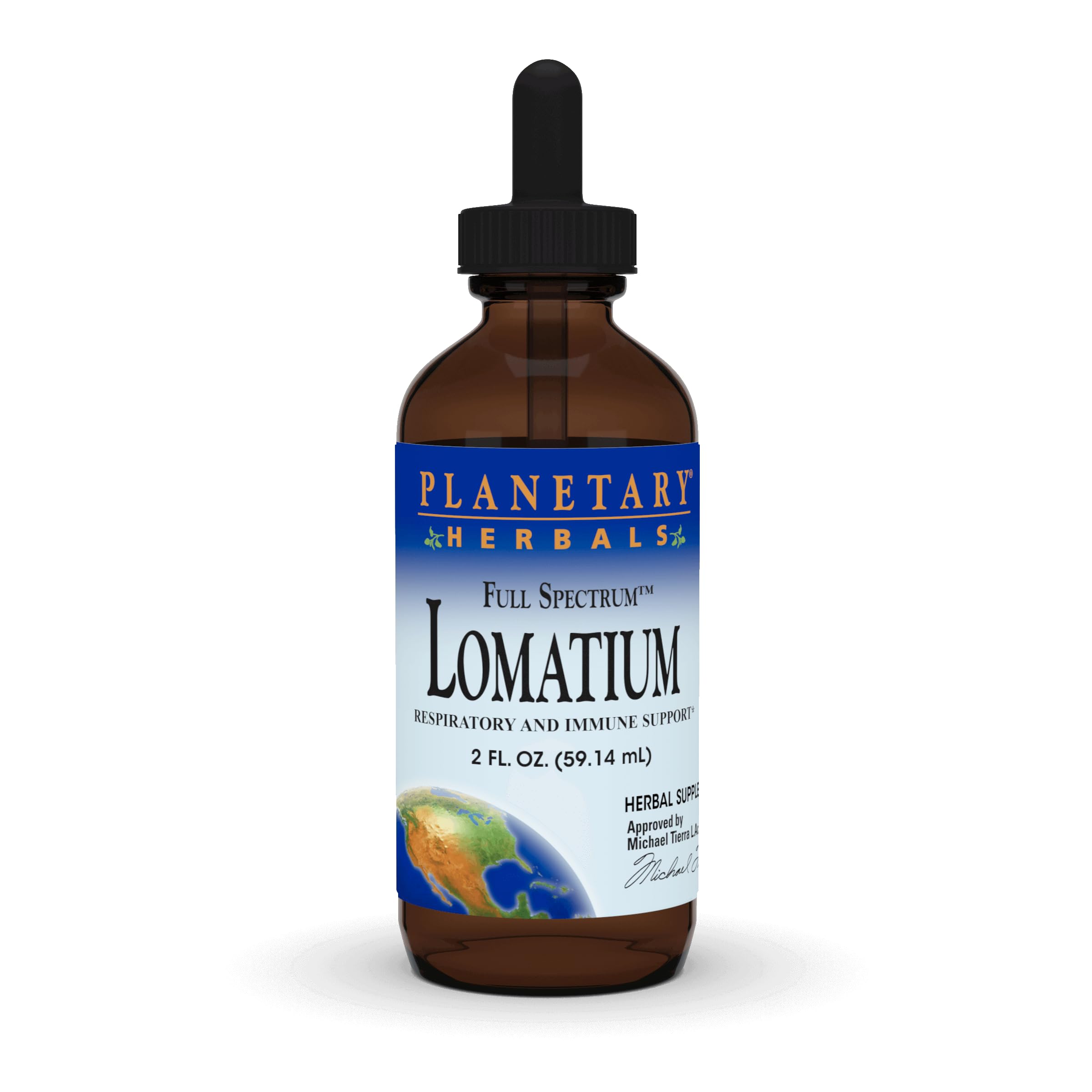 Planetary Herbals Lomatium Full Spectrum Liquid, Respiratory and Immune Support, 2 Ounces