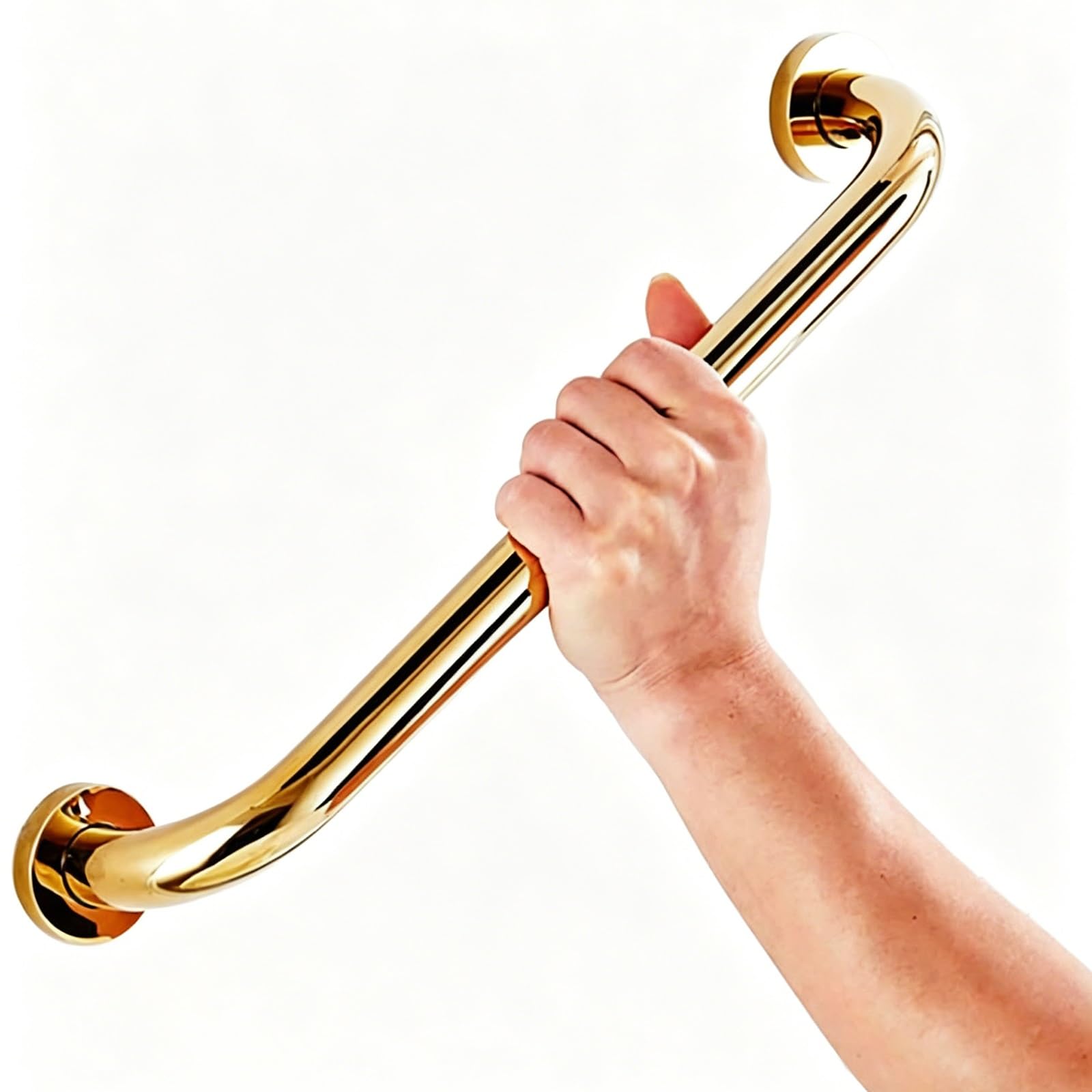 WHRAOY Grab Rail Bathtub Shower, 30/40/50cm, Easy Installation -Bearing Weight:100 Kg, Diameter:25mm, for Most Households Use(50cm)