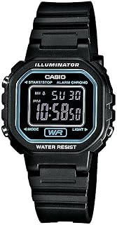 Casio Collection damski zegarek na rękę cyfrowy kwarcowy LA-20WH-1BEF, czarny, pasek